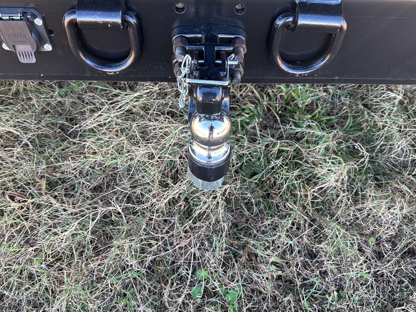 2024 Ford Super Duty F-550 DRW 12' RUGBY HEAVY DUTY STAKELESS LANDSCAPE BODY, 48" BARN DOORS, MANUAL TARP, 36' FULL CAB SHIELD, DROP DOWN COMBO HITCH 2 5/16"