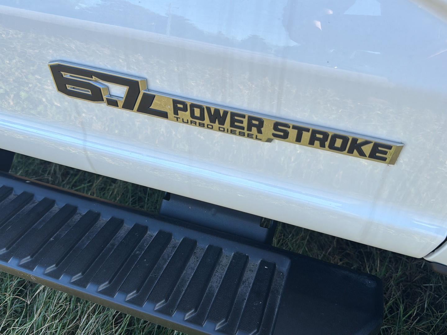 2024 Ford Super Duty F-550 DRW 12' RUGBY HEAVY DUTY STAKELESS LANDSCAPE BODY, 48" BARN DOORS, MANUAL TARP, 36' FULL CAB SHIELD, DROP DOWN COMBO HITCH 2 5/16"