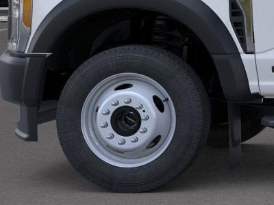 2025 Ford Super Duty F-450 DRW 9' DYNA PRO 3-4 YARD DUMP, BUYERS "L" PACK TOOL BOX, 1/4 CAB SHIELD, MANUAL TARP, FULL PLATE COMBO HITCH 2 5/16" BALL,