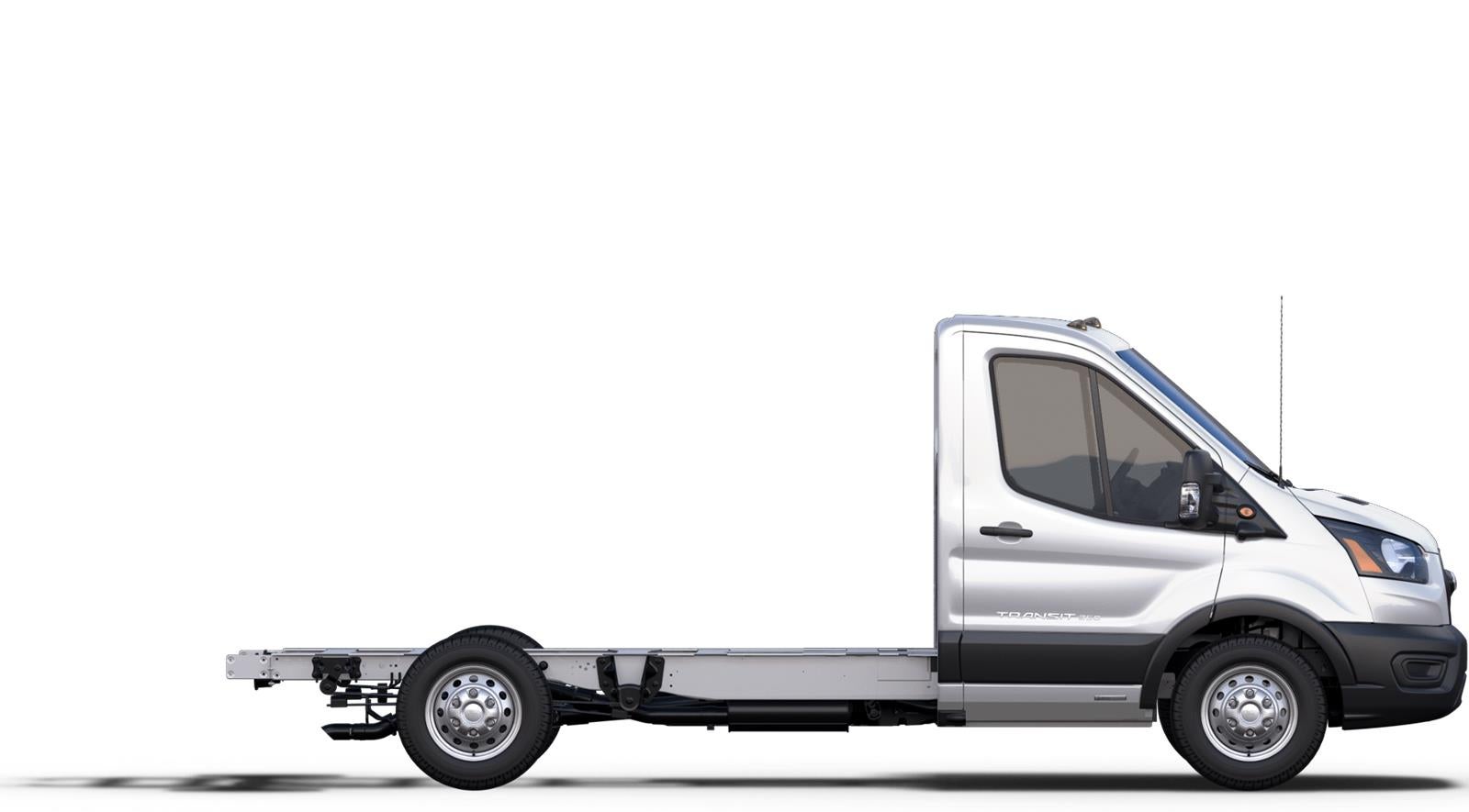 2024 Ford Transit Cutaway 10' KNAPHEIDE KUV BODY, LOW ROOF, ELECTRIC LOCKS, CLASS V HITCH, 3 BOW LADDER RACK