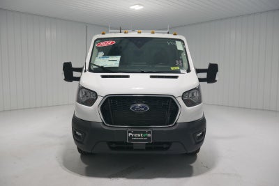 2024 Ford Transit Cutaway 10' KNAPHEIDE KUV BODY, LOW ROOF, ELECTRIC LOCKS, CLASS V HITCH, 3 BOW LADDER RACK