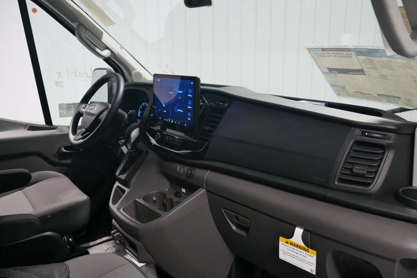 2024 Ford Transit Cutaway 10' KNAPHEIDE KUV BODY, LOW ROOF, ELECTRIC LOCKS, CLASS V HITCH, 3 BOW LADDER RACK