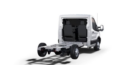 2024 Ford Transit Cutaway 10' KNAPHEIDE KUV BODY, LOW ROOF, ELECTRIC LOCKS, CLASS V HITCH, 3 BOW LADDER RACK