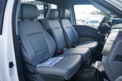 2025 Ford Super Duty F-550 DRW 16' KNAPHEIDE HEAVY DUTY PLATFORM BODY, STEEL RACKS, SLIDING UNDER BODY WINCHES, 48" UNDERBODY TOOL BOX