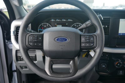 2025 Ford Super Duty F-550 DRW 16' KNAPHEIDE HEAVY DUTY PLATFORM BODY, STEEL RACKS, SLIDING UNDER BODY WINCHES, 48" UNDERBODY TOOL BOX