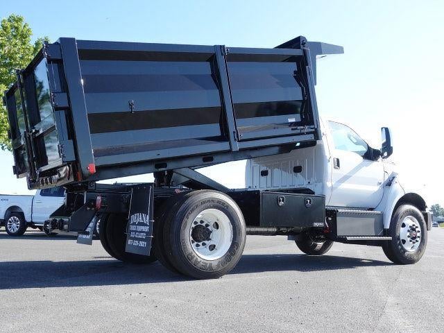 2025 Ford F-650 Straight Frame Gas 12' RUGBY HEAVY DUTY LANDSCAPE BODY, MAUAL TARP, 48" UNDERBODY TOOL BOX