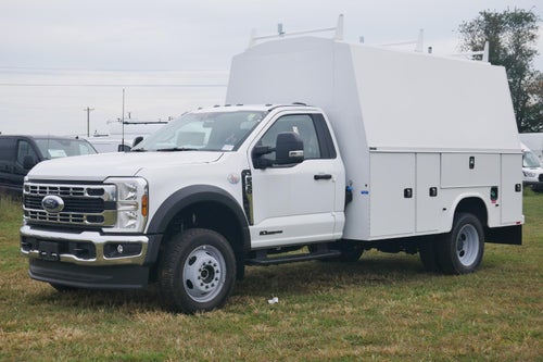 2025 Ford Super Duty F-450 DRW 11' KNAPHEIDE KUV KC ENCLOSED SERVICE BODY, 3 BOW LADDER RACK, HITCH