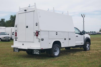 2025 Ford Super Duty F-450 DRW 11' KNAPHEIDE KUV KC ENCLOSED SERVICE BODY, 3 BOW LADDER RACK, HITCH