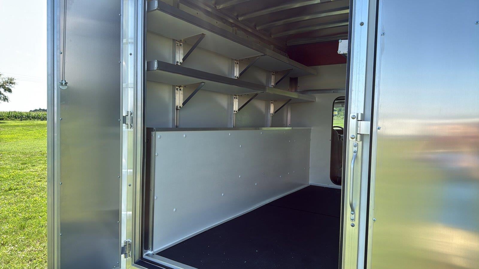 2027 Ford E-Series Cutaway 10' DURACUBE MAX FRP ENCLOSED SERVICE BODY, 3 BOW LADDER RACK, POWER LOCKS