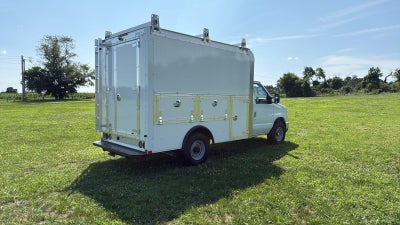 2027 Ford E-Series Cutaway 10' DURACUBE MAX FRP ENCLOSED SERVICE BODY, 3 BOW LADDER RACK, POWER LOCKS