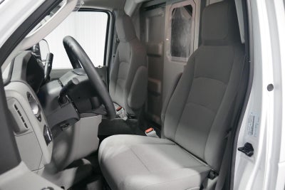 2026 Ford E-Series Cutaway E-350 10FT KNAPHEIDE KUV ENCLOSED SERVICE BODY, MASTER LOCK SYSTEM CLASS V HITCH 3 BOW LADDER RACK