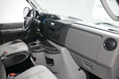 2026 Ford E-Series Cutaway E-350 10FT KNAPHEIDE KUV ENCLOSED SERVICE BODY, MASTER LOCK SYSTEM CLASS V HITCH 3 BOW LADDER RACK