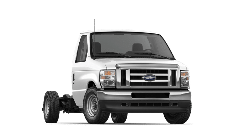 2026 Ford E-Series Cutaway E-350 10FT KNAPHEIDE KUV ENCLOSED SERVICE BODY, MASTER LOCK SYSTEM CLASS V HITCH 3 BOW LADDER RACK