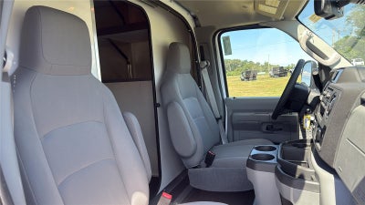 2027 Ford E-Series Cutaway 12' DURA-CUBE MAX FRP ENCLOSED SERVICE BODY, POWER LOCKS, 3 BOX LADDER RACK, BACK UP CAMERA