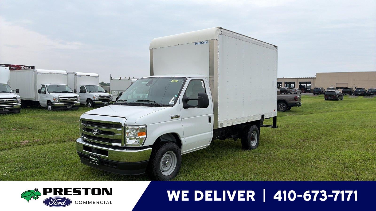 2027 Ford E-Series Cutaway 12' DURA-CUBE ALUMINUM VAN BODY, ROLL UP DOOR