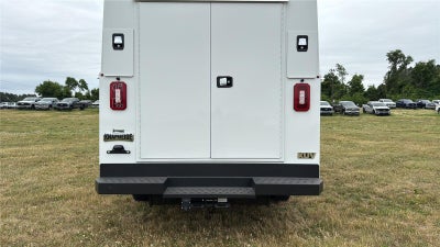 2026 Ford E-Series Cutaway 10' KNAPHEIDE KUV BODY BACK UP CAMERA CLASS V RECEIVER HITCH 3 BOW LADDER RACK