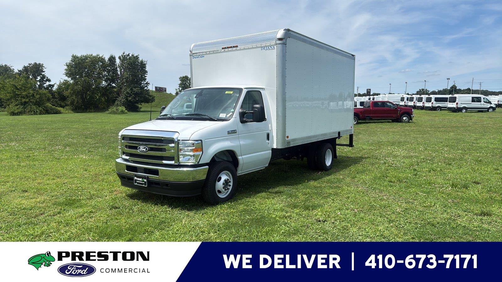 2027 Ford E-Series Cutaway 14' DURACUBE ALUMINUM BODY, ROLL UP DOOR