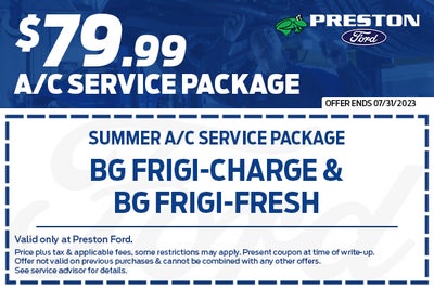 Ford Service Coupons & Parts Specials | Preston Ford