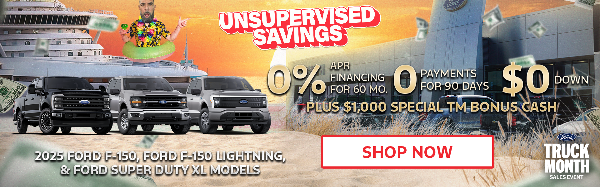 0% + $0 Down + 0 Payments for 90 Days + $1,000