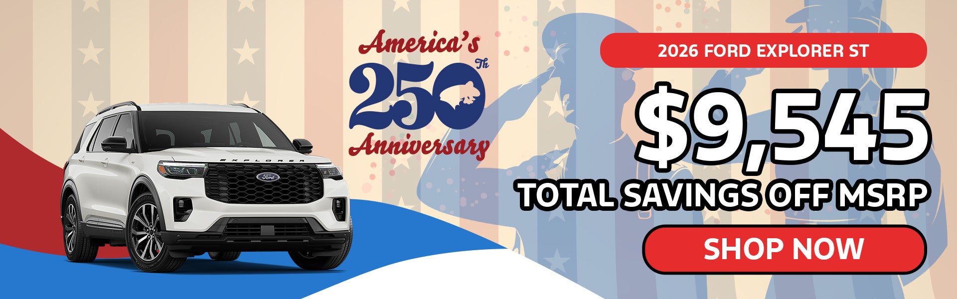 $9,545 off MSRP | 2026 Ford Explorer ST