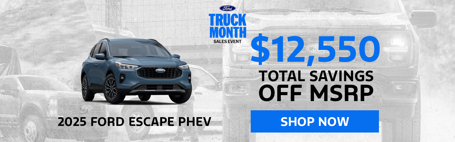 $12,550 off MSRP 2025 Ford Escape PHEV