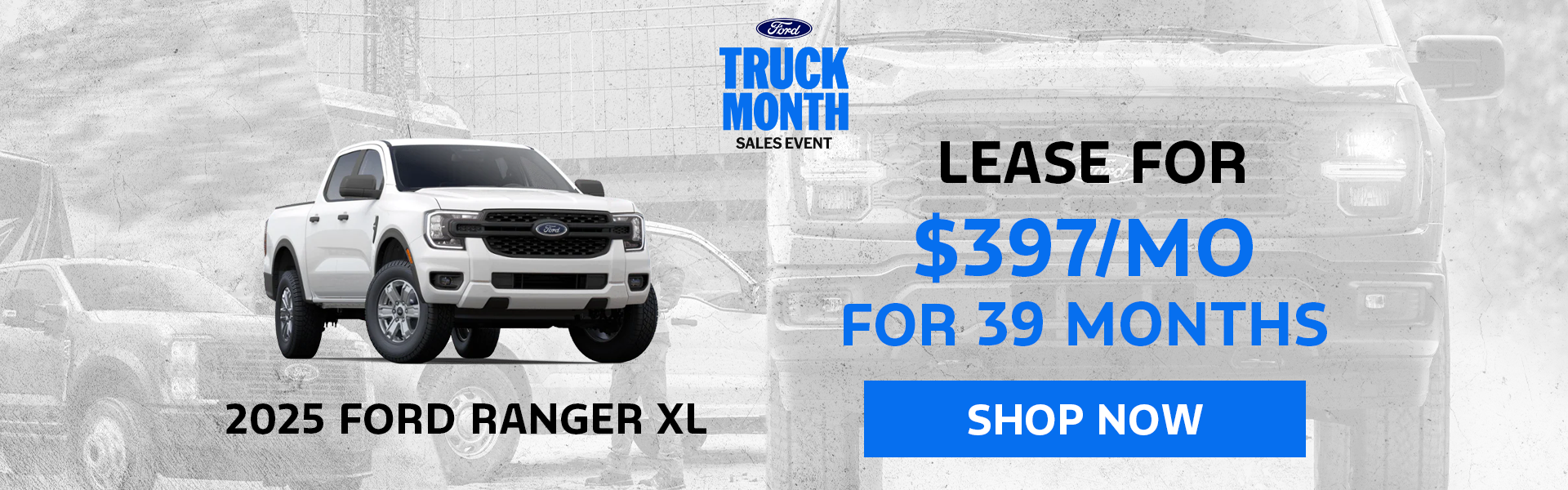 Lease $397/ for 39 Mo. | 2025 Ford Ranger XL